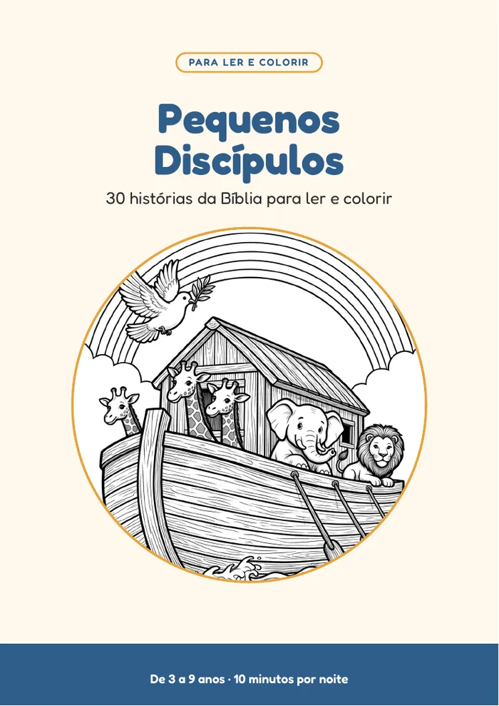 Capa do material Pequenos Discípulos